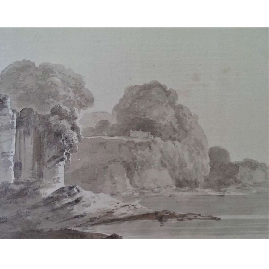 William DANIELL R.A. (1769–1837) "Curragh on the Ganges" Watercolour