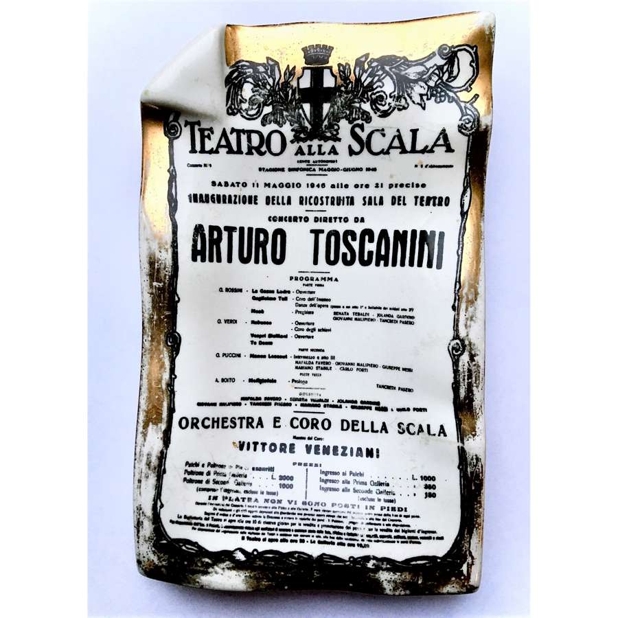 Piero FORNASETTI, Toscanini's Gala Reopening of La Scala