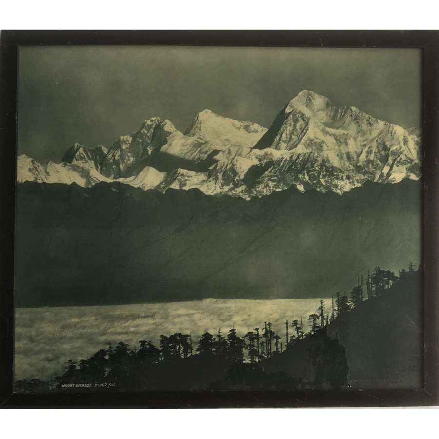 Samuel Bourne (1834-1912) (Attrib) "Mount Everest seen from Sandakphu