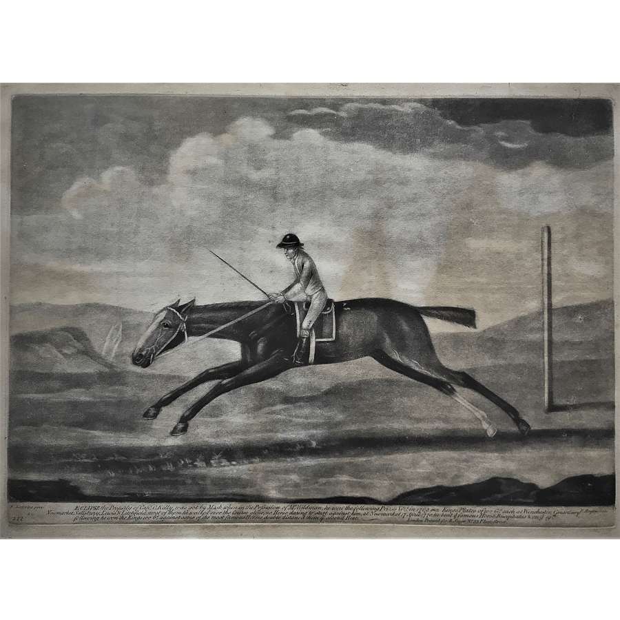 Mezzotint of the racehorse "Eclipse, the Property of Capt. O'Kelly"