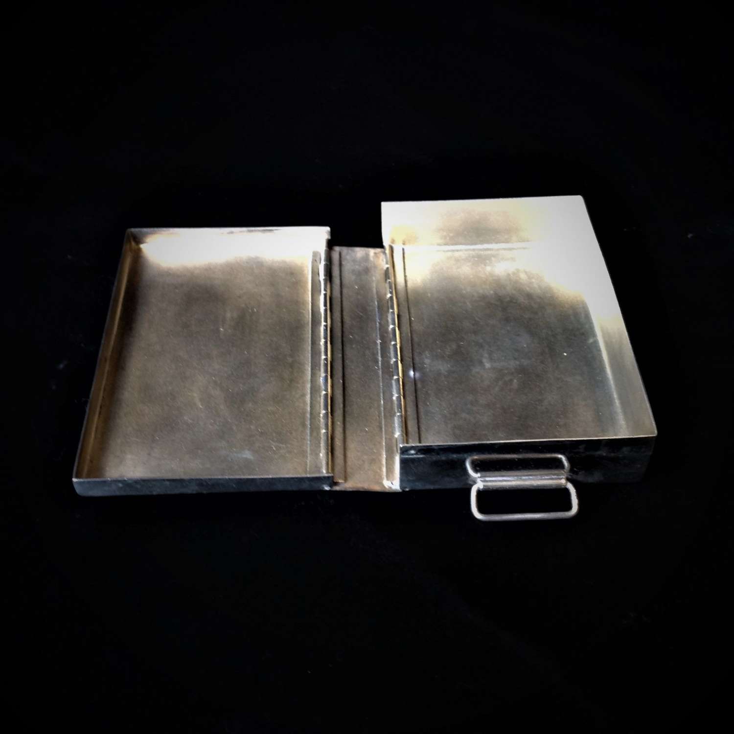 Silver Plated Hunting Sandwich Box