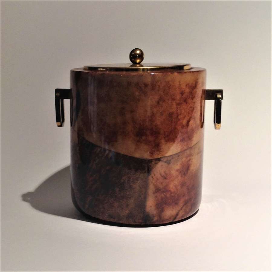 Mid-Century Modern Ice Bucket, Aldo Turo (1909&ndash;63) for Macabo, Italy