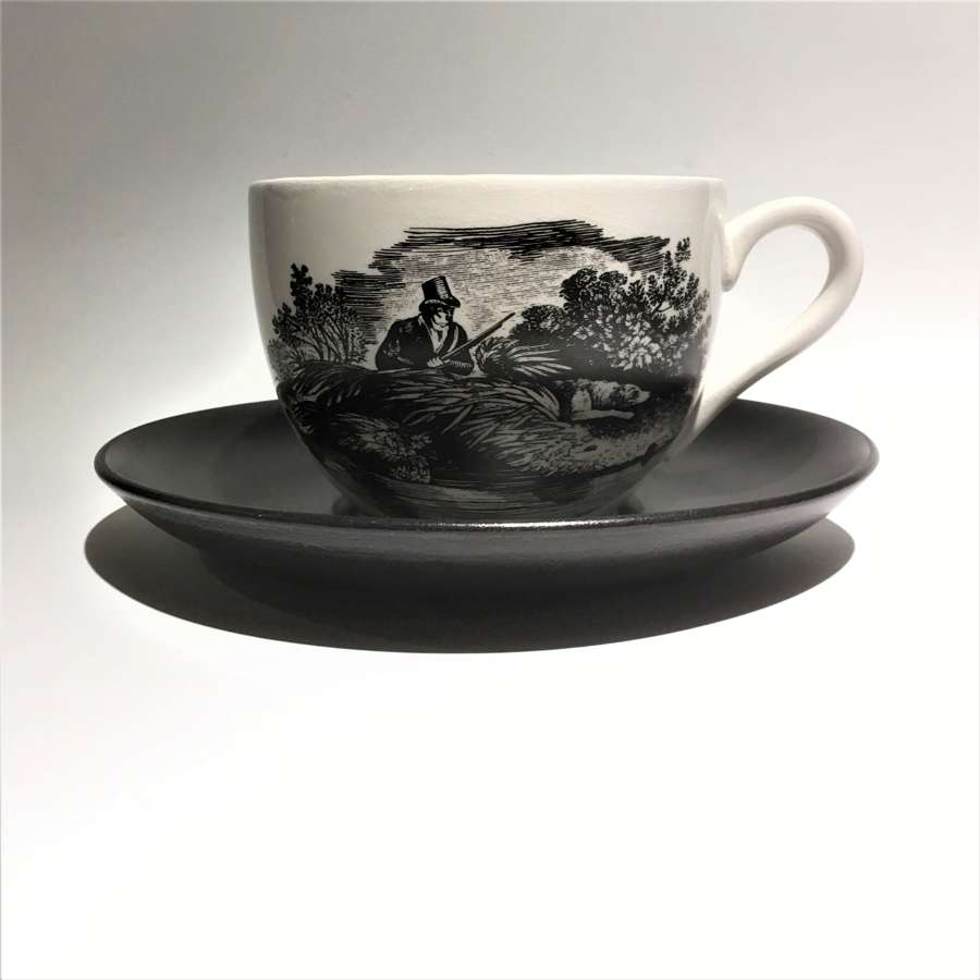 Portmeirion "Sporting Scenes" Jumbo Size Cup & Saucer