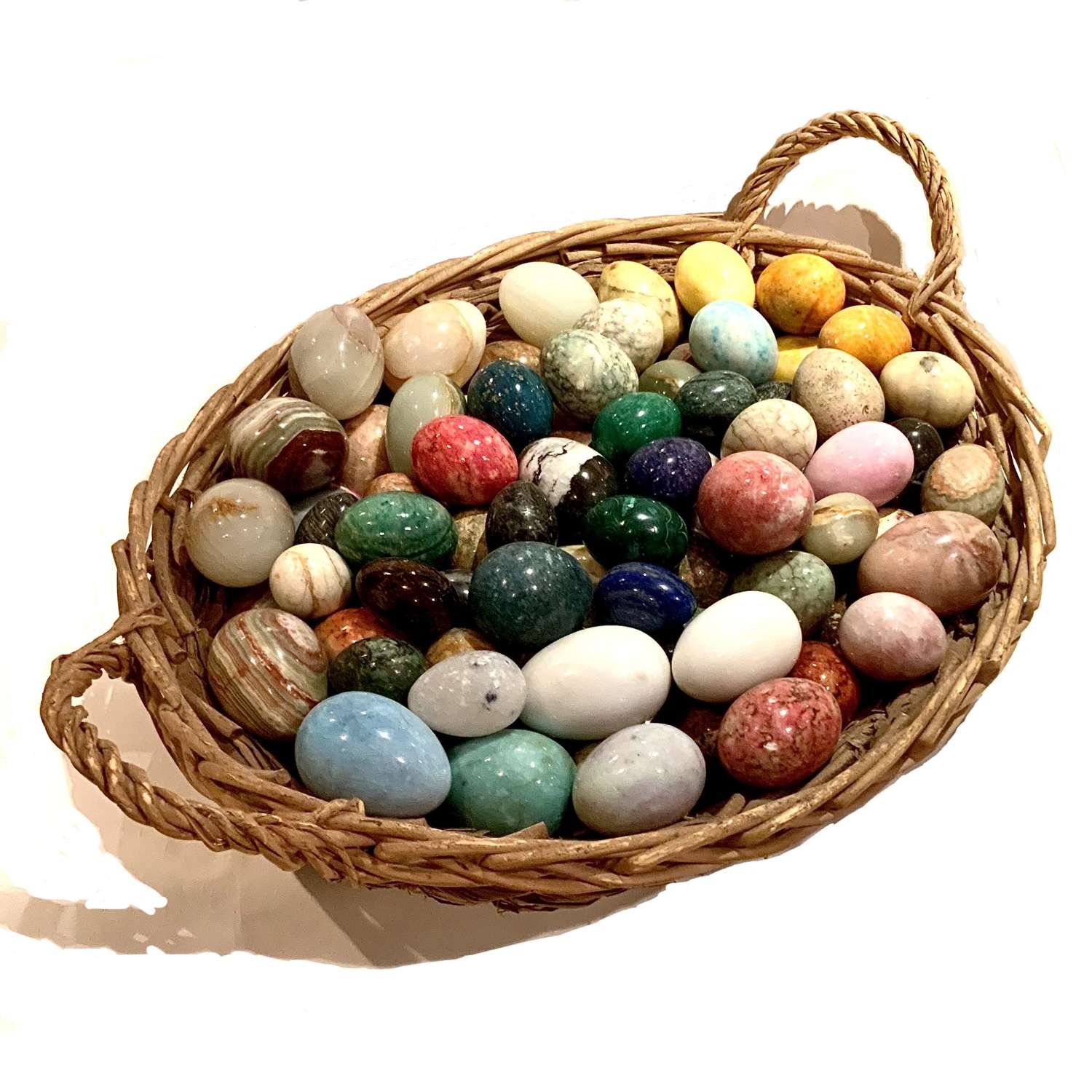 Good Mineral & Marble Egg Collection One Hundred and One (101) Eggs