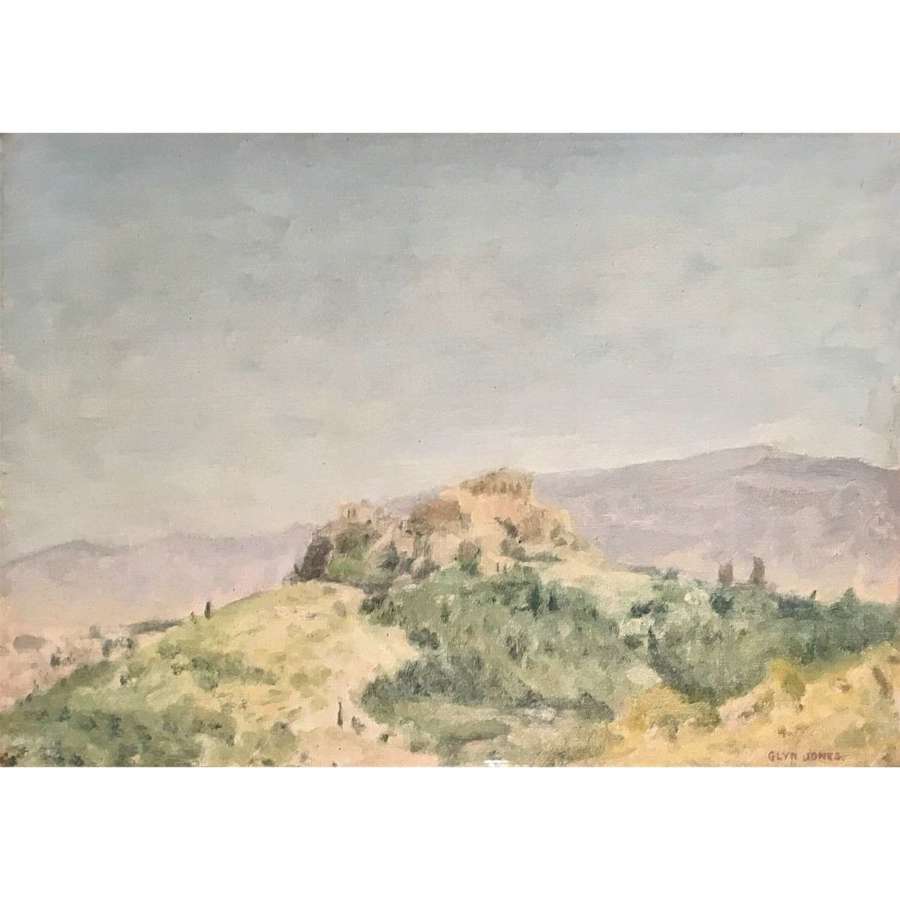 Glyn Owen Jones (1906-1984) "Athens (The Acropolis from the Pnyx)”