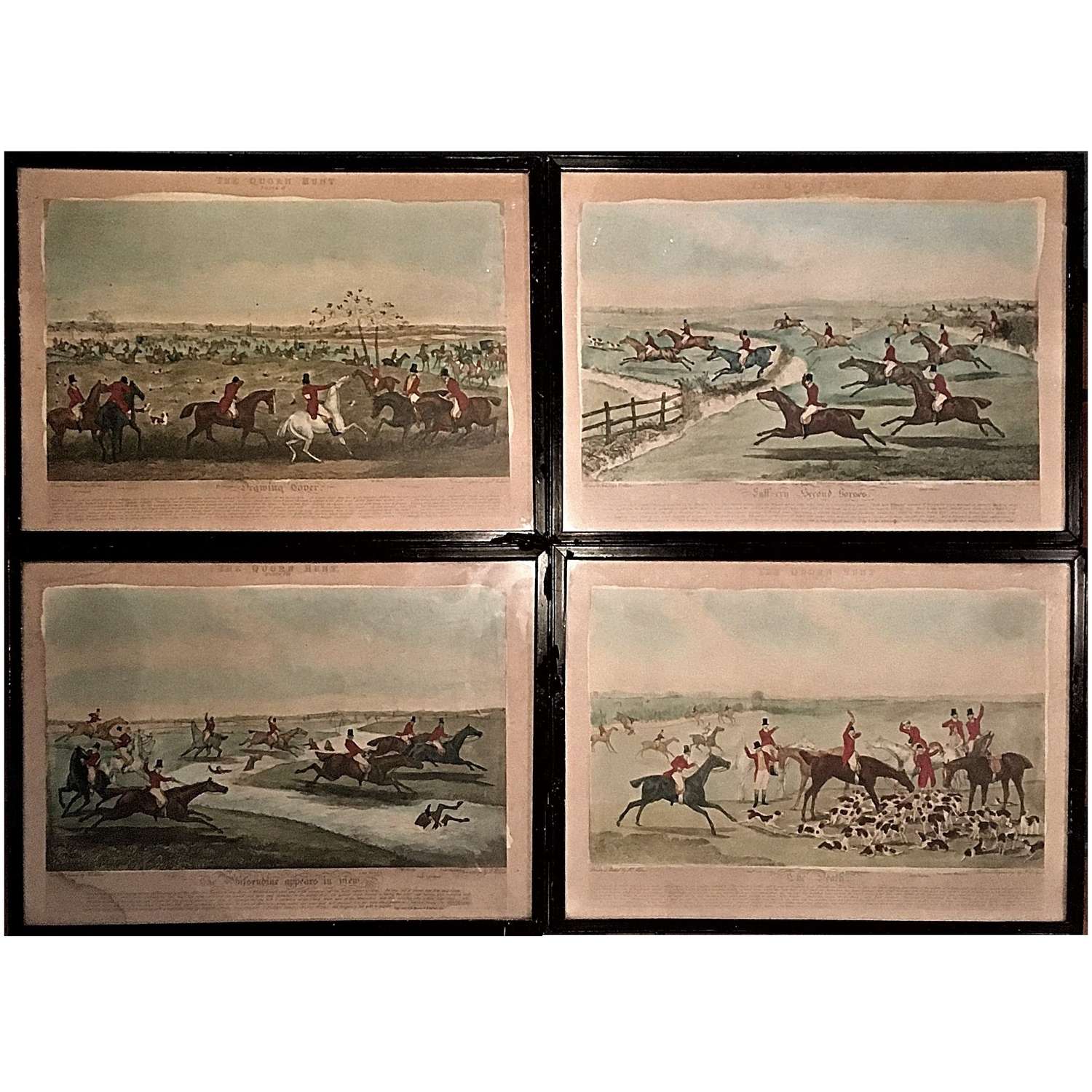 Henry Alken (1785-1851) four prints from 