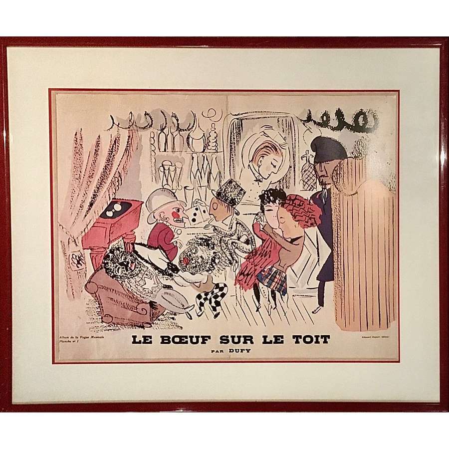 Raoul Dufy (1877-1953) "Le Bœuf sur le toit" (1920)