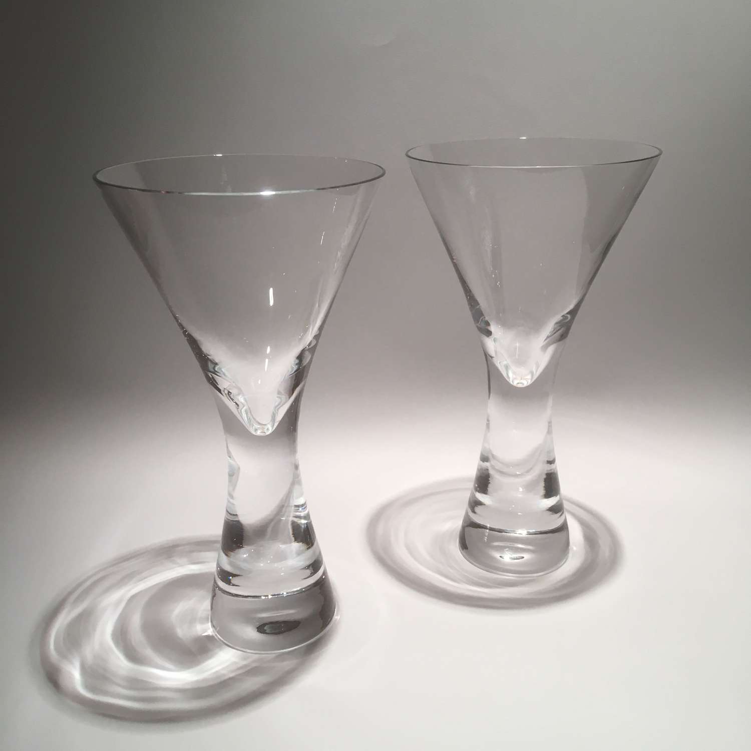 A Good Size Pair of Gift Boxed Cocktail Glasses