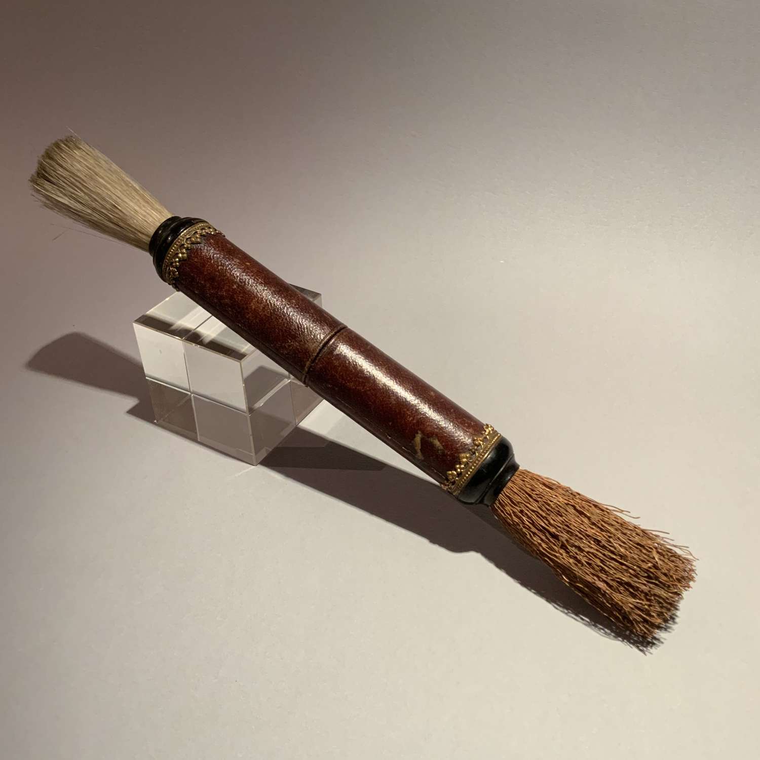 A Very Interesting & Unusual Whisk Brush, Possibly for a Bibliophile