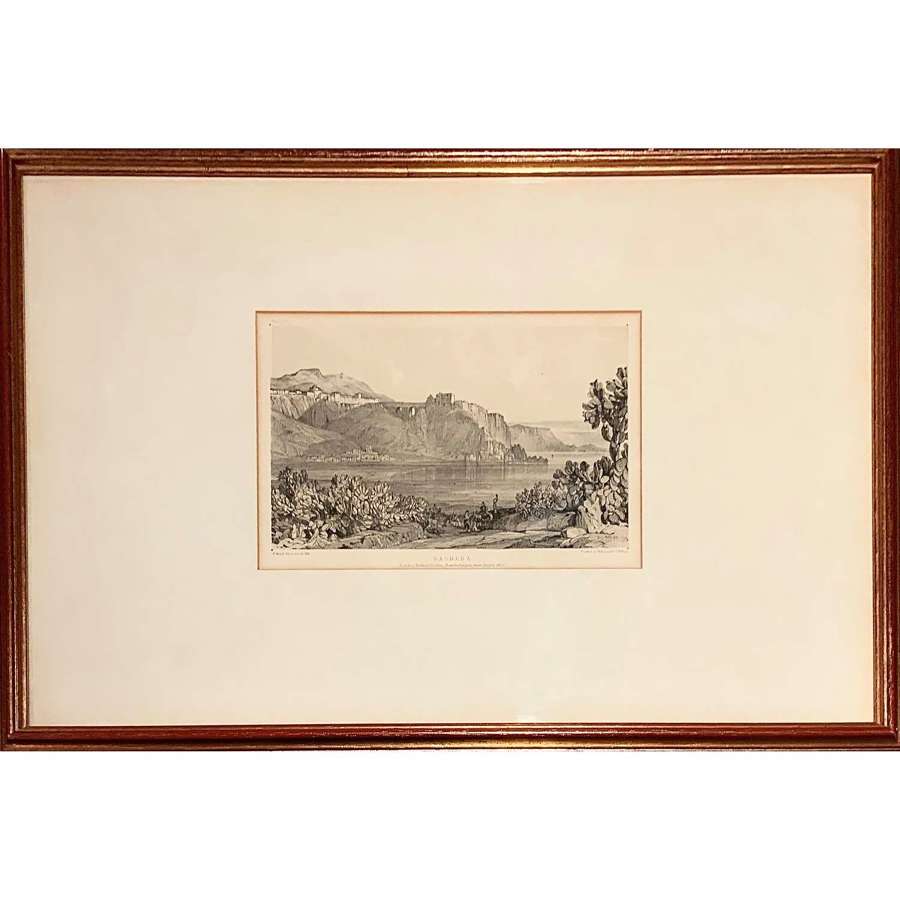 Edward Lear (1812-1888), "Bagnara" (Calabria, Southern Italy)