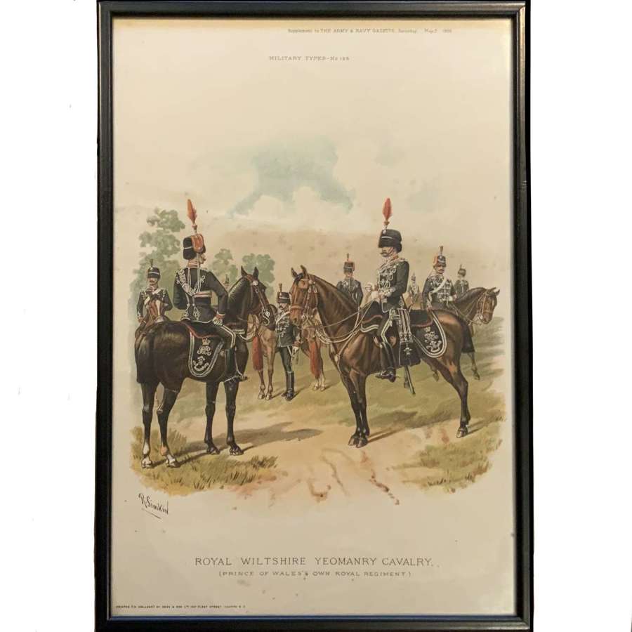 "Royal Wiltshire Yeomanry Cavalry (Military Types No.125)” Uniforms