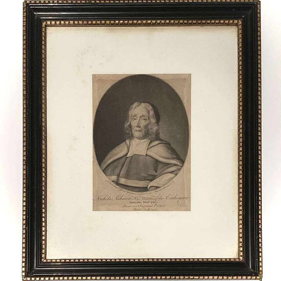 “Sir Nicholas Lechmere" (1613-1701) by Valentine Green (1739-1813)