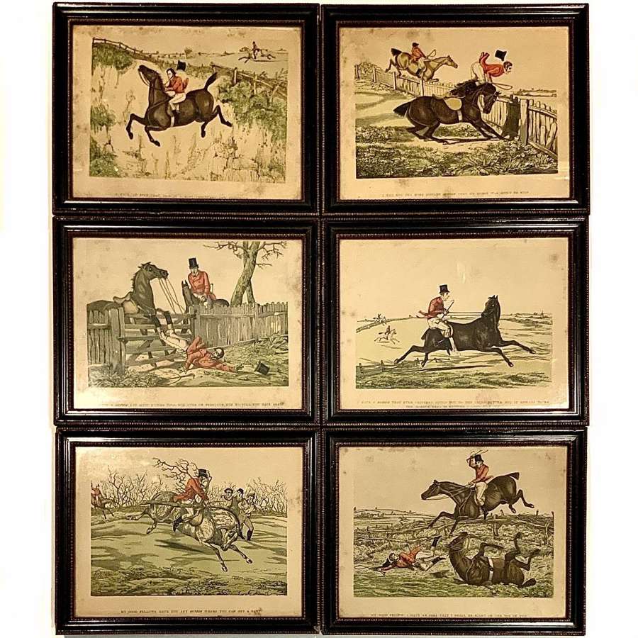 Henry Alken (1785-1851) (after) Set of six (6) Hunting “Idea” Prints