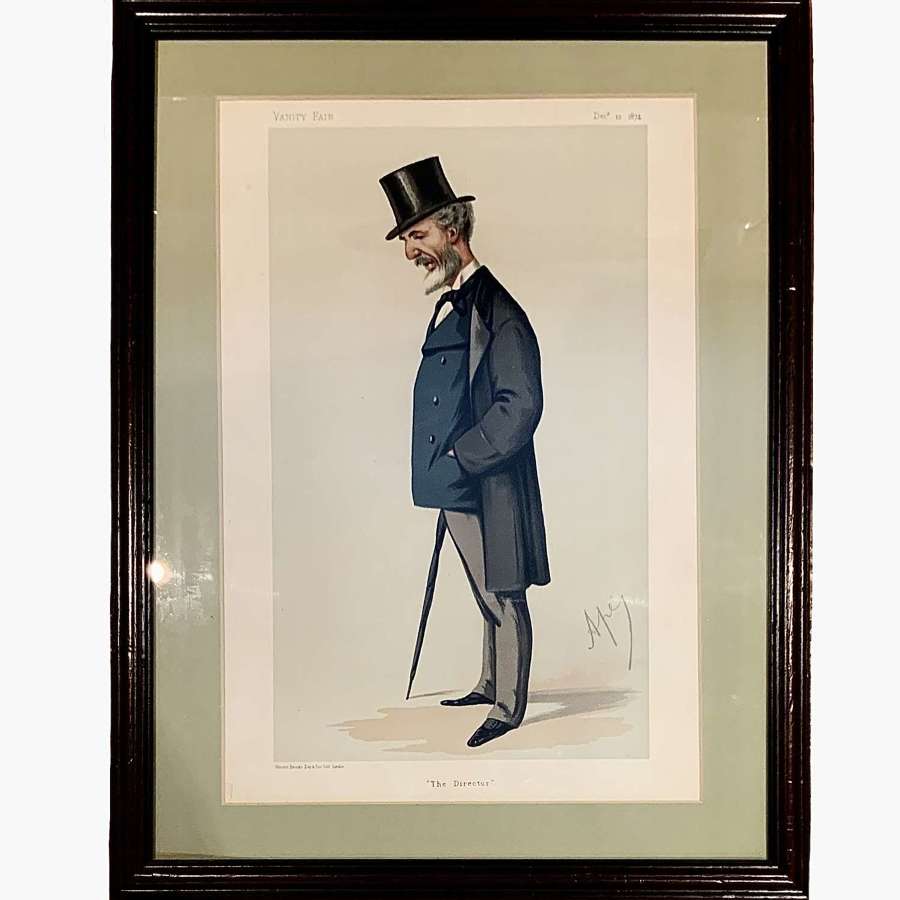 Vanity Fair Caricature “The Director” (Lord William Hay) by ‘Ape’ 1874