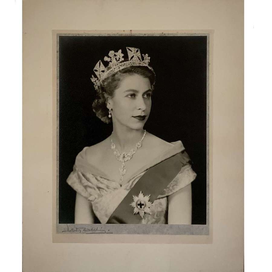 HM Queen Elizabeth II (1926-2022), Accession Portrait Photograph, 1952