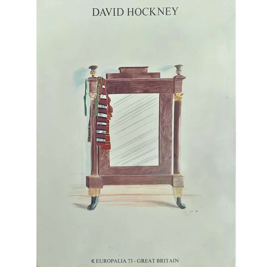David Hockney (British, b. 1937), "Europalia 73 - Great Britain"