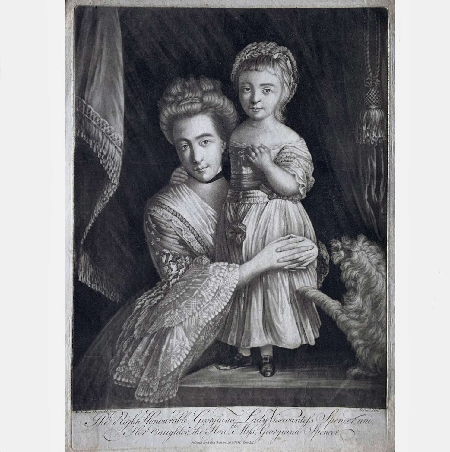 Lady Georgiana Spencer (1737-1814) & Hon Georgiana Spencer (1757-1806)