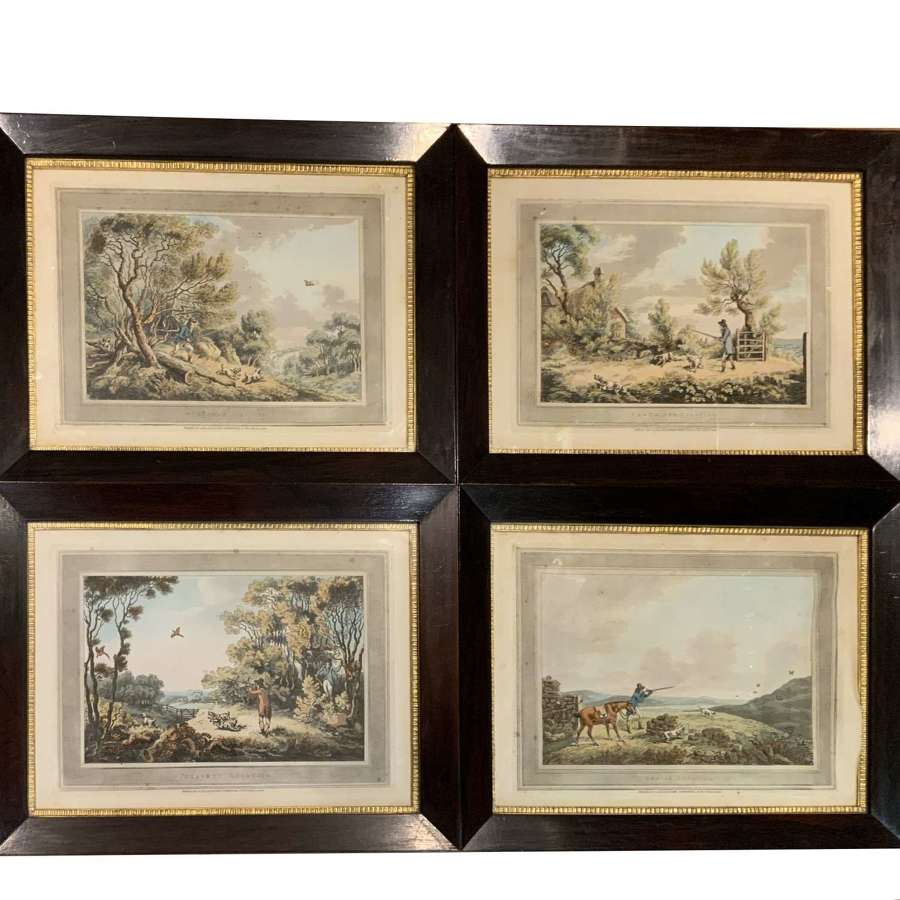 Set of Four Antique Shooting Prints after Samuel Howitt (1756/57–1822)