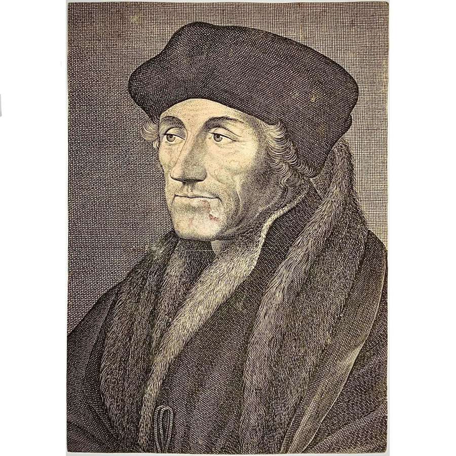 Hans Holbein (1497-1543) (After) “Erasmus of Rotterdam” (1466–1536)