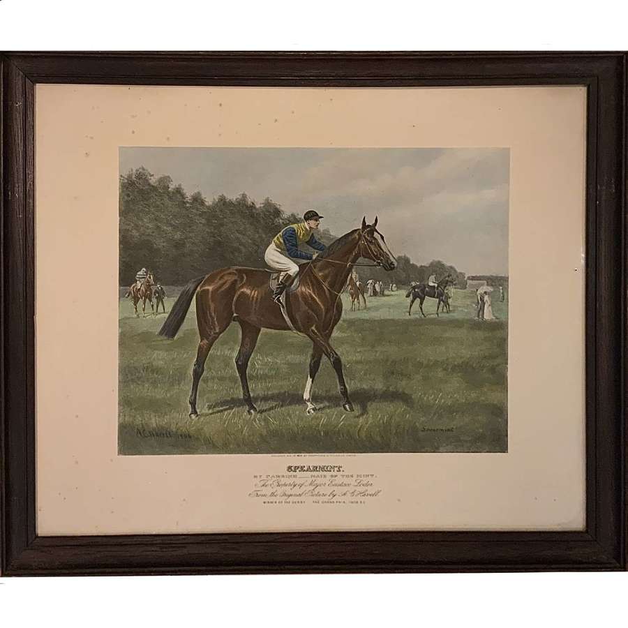 Rare Print of 1906 Derby Winning Horse “Spearmint”