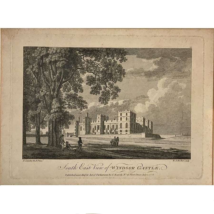 “South East View of Windsor Castle” after Paul Sandby R.A. (1731-1809)