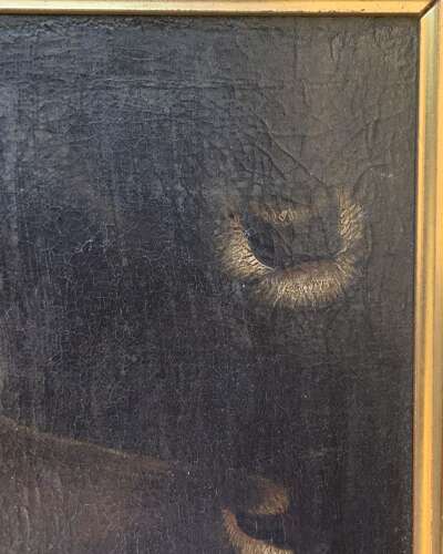 “Study of Head & Muzzle of a Mammal” (Deer or Kangaroo?) English School 18th/19th Century
