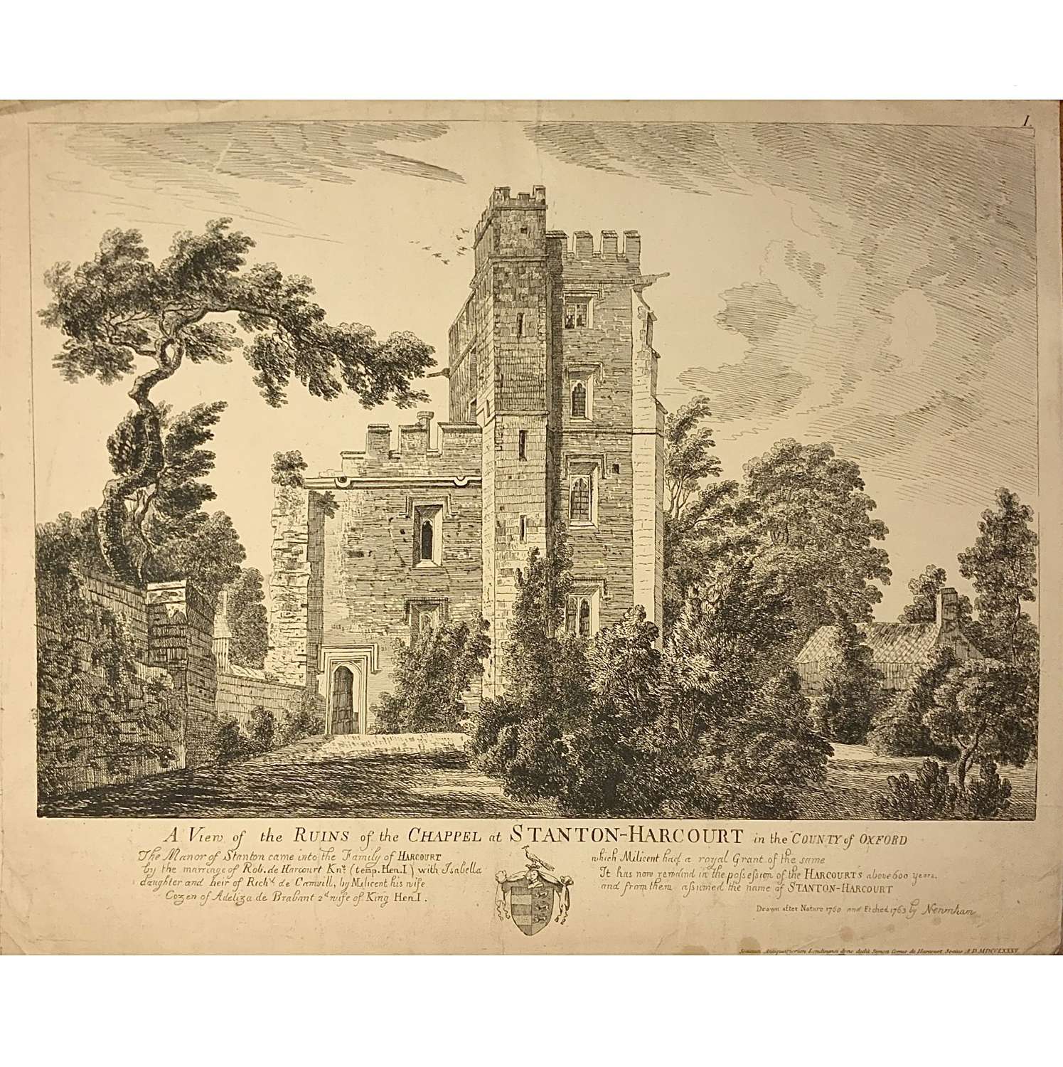 Viscount Nuneham (George, 2nd Earl Harcourt), Stanton Harcourt Ruins 1