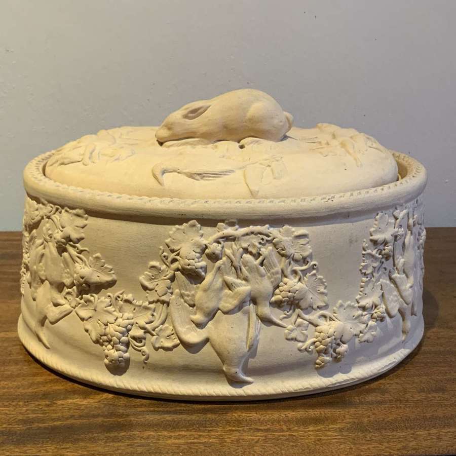 A Very Fine 19th Century Wedgwood Caneware Game Pie Tureen
