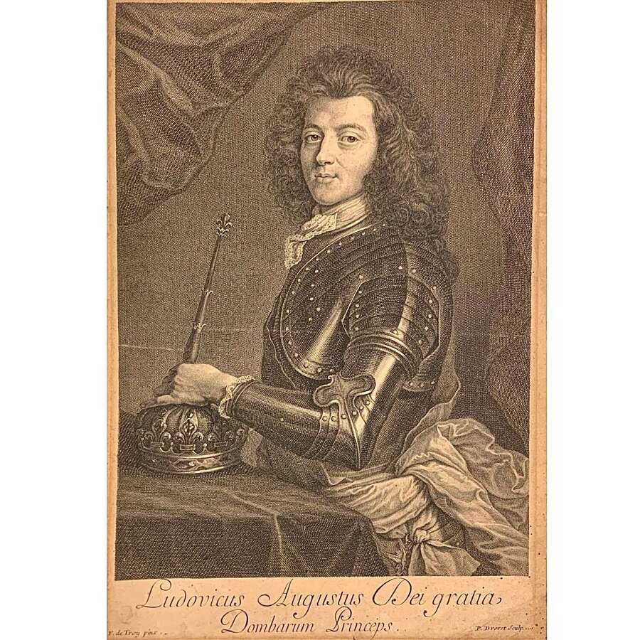 Portrait Print of Louis Auguste, Duke of Maine (1670-1736), circa 1703