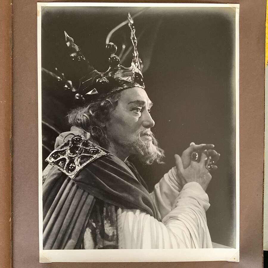 A Scrapbook With Photographs By Angus McBean (1904-1990) for 1949 RSC&rsquo;s 'Cymbeline&rsquo; etc