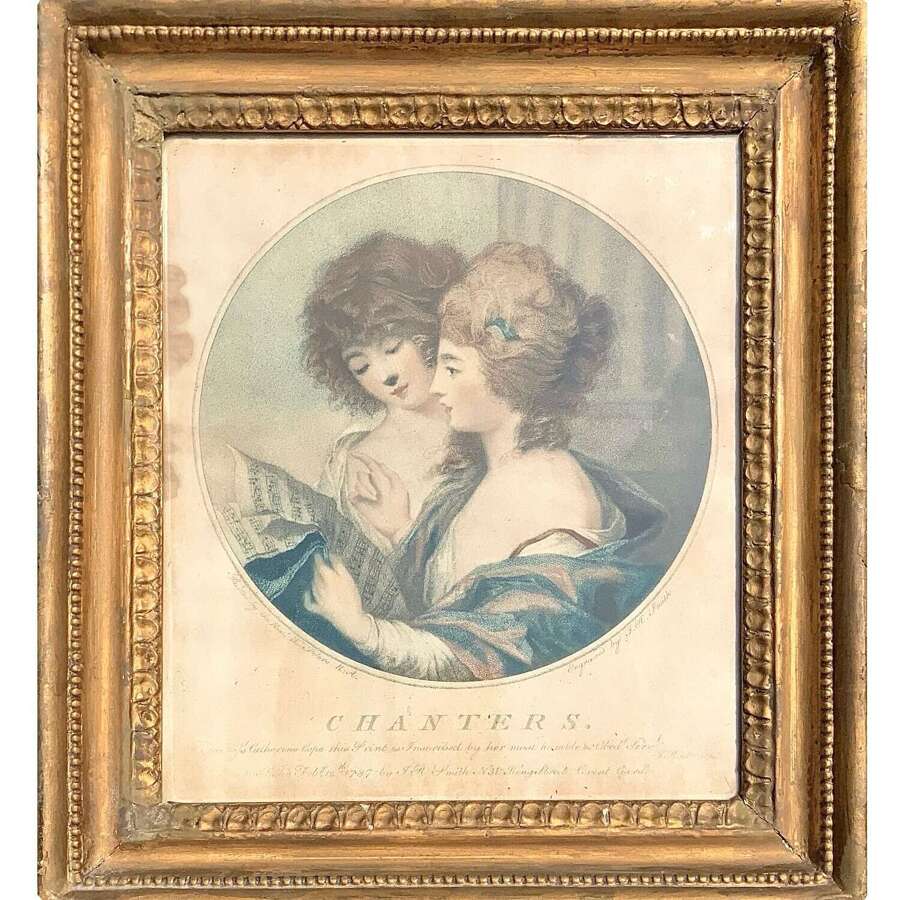 &ldquo;Chanters&rdquo; Stipple Engraving After Rev Matthew William Peters, R.A. (1741-1814)