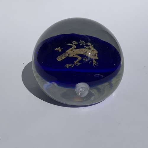A Mid-C20th Murano Glass Astrological Star-Sign Paperweight ‘Virgo’ 23 August-22 September