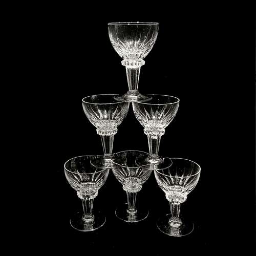 Six (6) Port / Sherry Glasses by Willem Rozendaal (1899-1971) for Kristalunie Maastricht