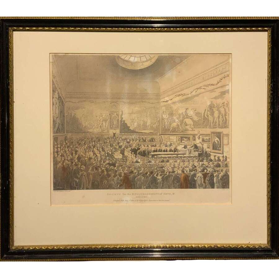 Robert Adam&rsquo;s Great Room Royal Society of Arts Thomas Rowlandson & Augustus Charles Pugin