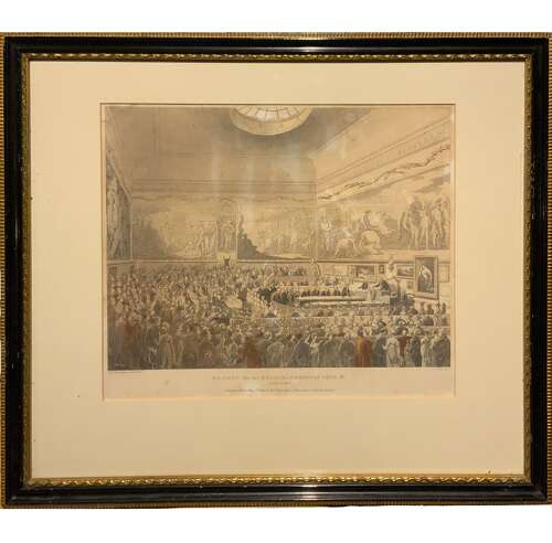 Robert Adam’s Great Room Royal Society of Arts Thomas Rowlandson & Augustus Charles Pugin
