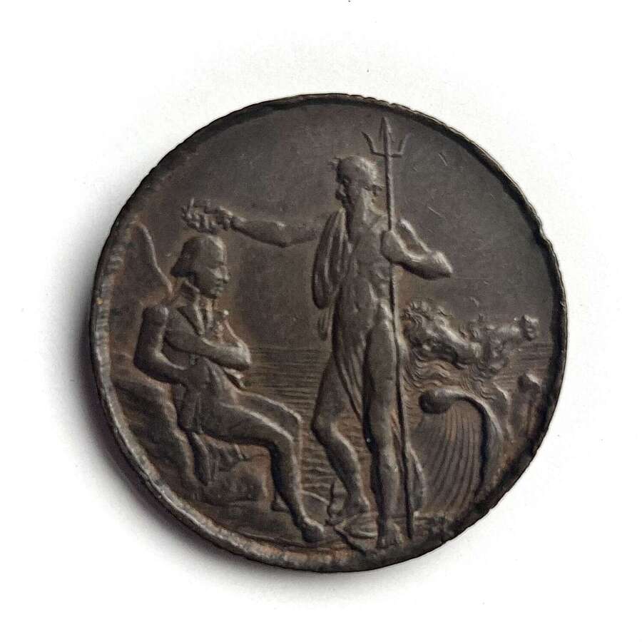 Portsmouth Halfpenny Token Commemorating Sir John Jervis&rsquo;s Victory at Cape St Vincent