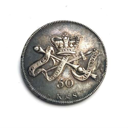 King George III Golden Jubilee ​​​​​​​Medalet in Silver
