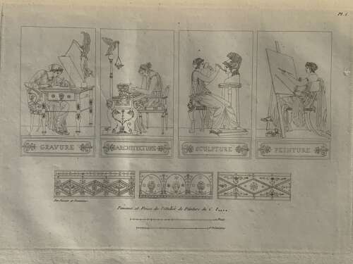 Percier et Fontaine “Recueil de Décorations Intérieures” First Edition Neoclassical Work