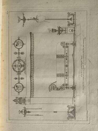 Percier et Fontaine “Recueil de Décorations Intérieures” First Edition Neoclassical Work