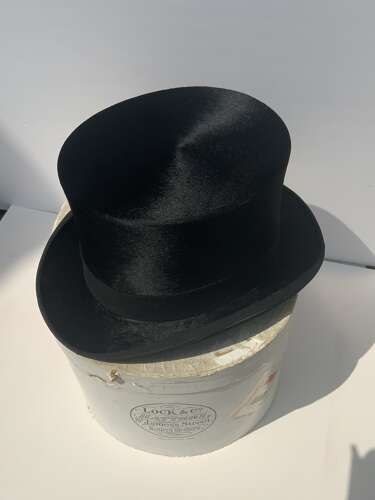 A Well Presented Vintage Gentleman's Silk Top Hat in a Very Good Scarce 7½ Size