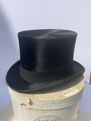 A Well Presented Vintage Gentleman's Silk Top Hat in a Very Good Scarce 7½ Size