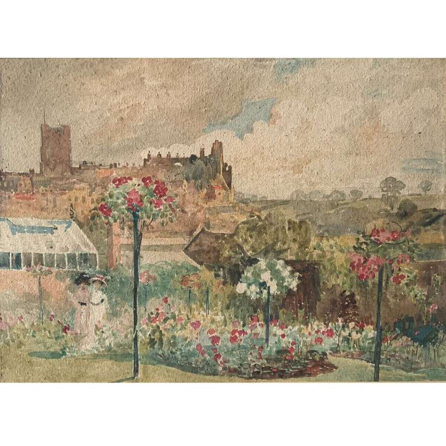 Alfred William RICH, N.E.A.C. (1856-1921) &ldquo;The Rose Garden&rdquo;, Circa 1908