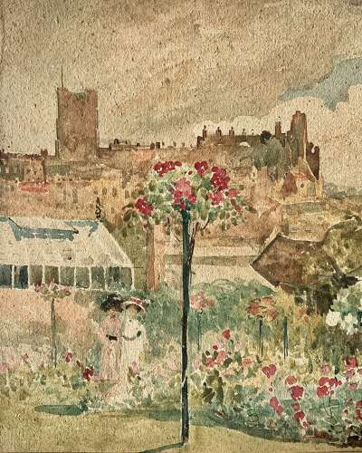 Alfred William RICH, N.E.A.C. (1856-1921) “The Rose Garden”, Circa 1908