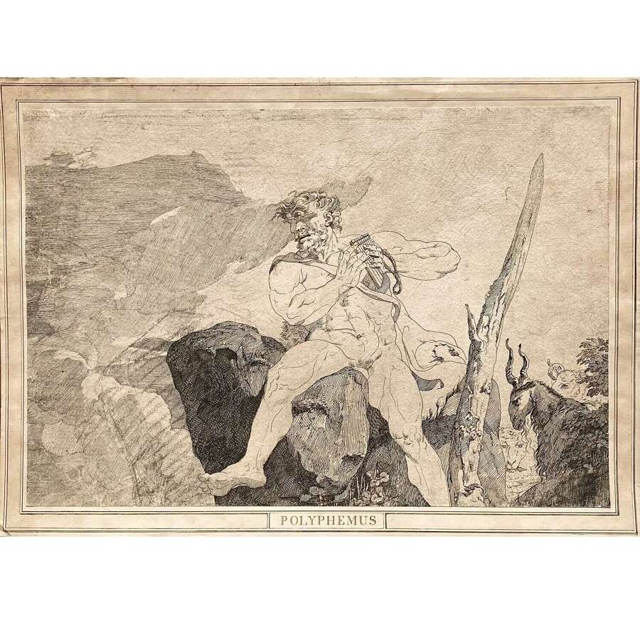 Circle of John Hamilton Mortimer A.R.A. &ldquo;Polyphemus&rdquo; (1740-1779)