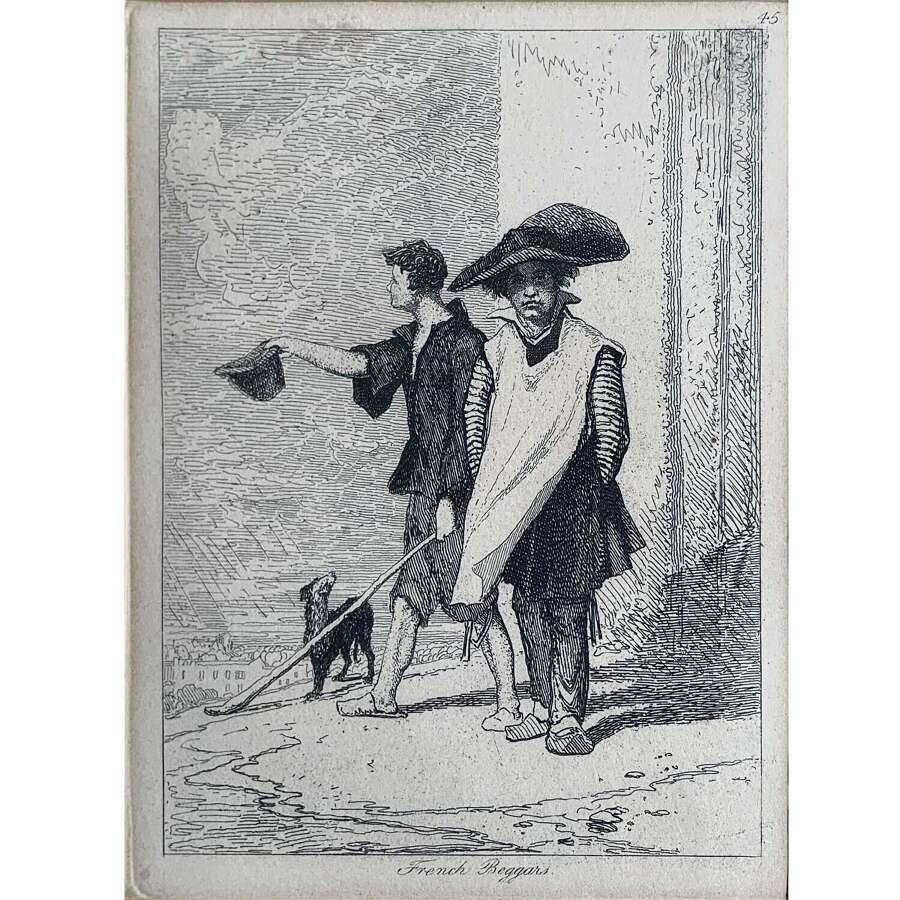 John Sell Cotman (1782-1842) &ldquo;French Beggars&rdquo; (c.1820-22)
