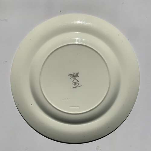 Wedgwood Plate In “Napoleon Ivy” Pattern No A.L. 4751 as used on St Helena in 1815