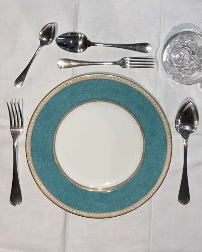 A Christofle Belle Époque Era ‘Contours Japonais’ Pattern Silverware Cutlery Canteen