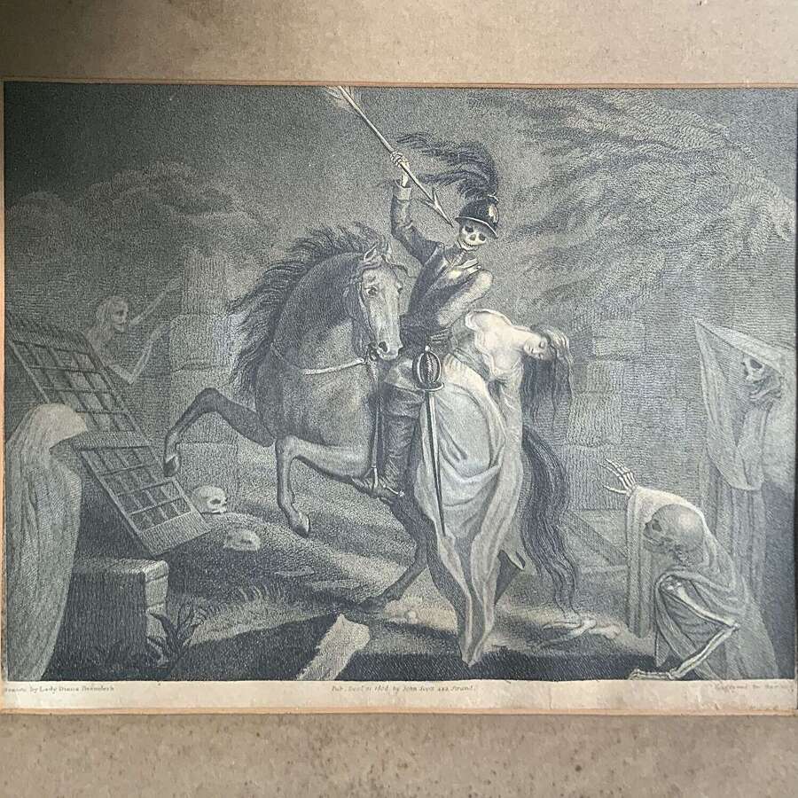 Lady Diana Beauclerk (n&eacute;e Spencer) (1734-1808) two illustrations to B&uuml;rger&rsquo;s &ldquo;Lenore&rdquo;